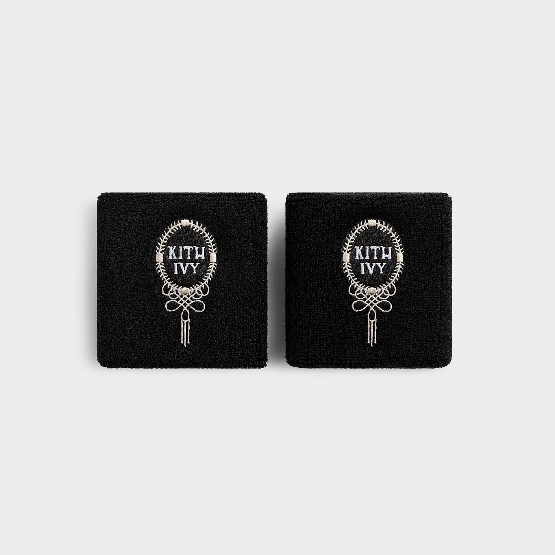 Kith Ivy for Wilson Classic Terry Wristbands - Black