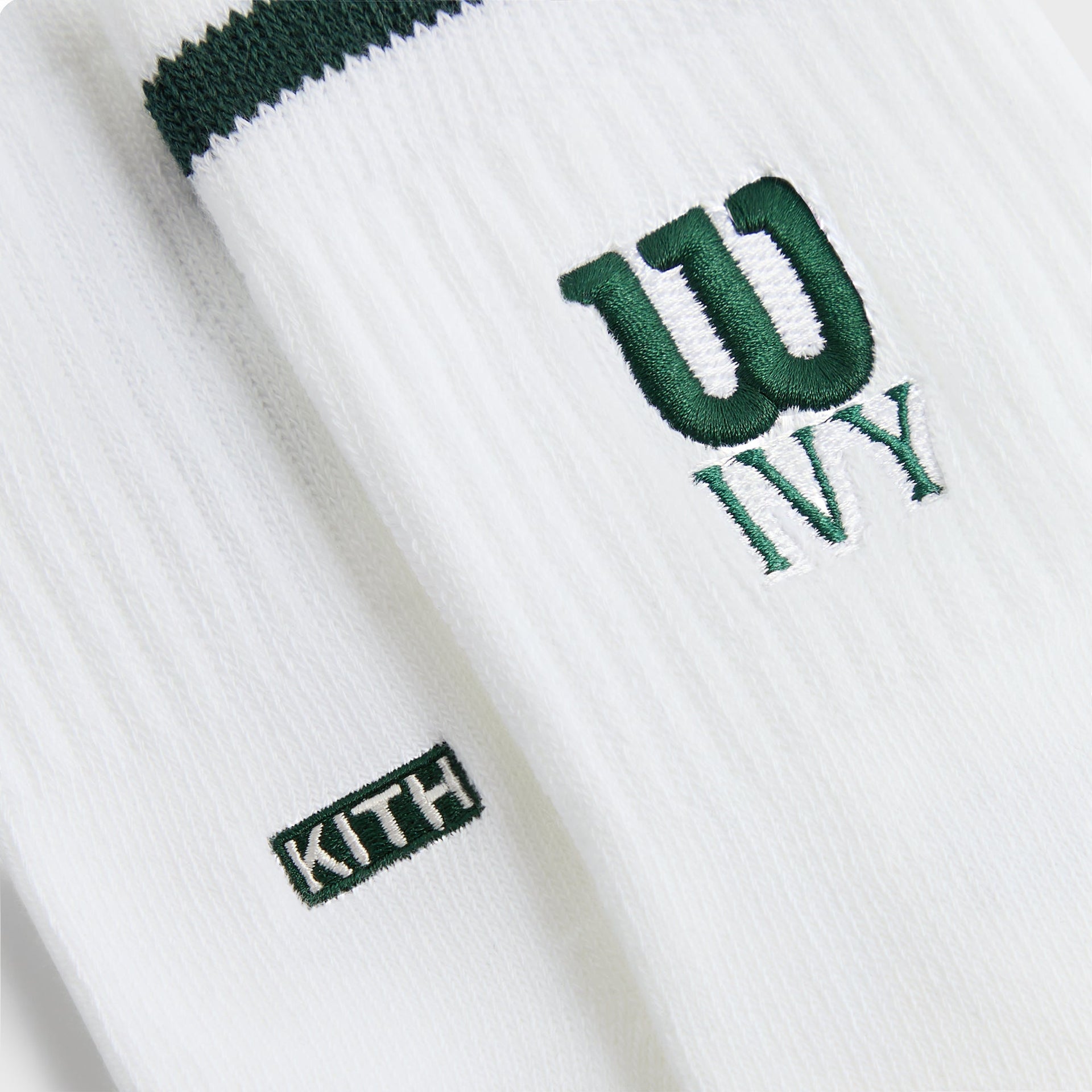 Kith Ivy for Wilson Quarter Top Socks - White