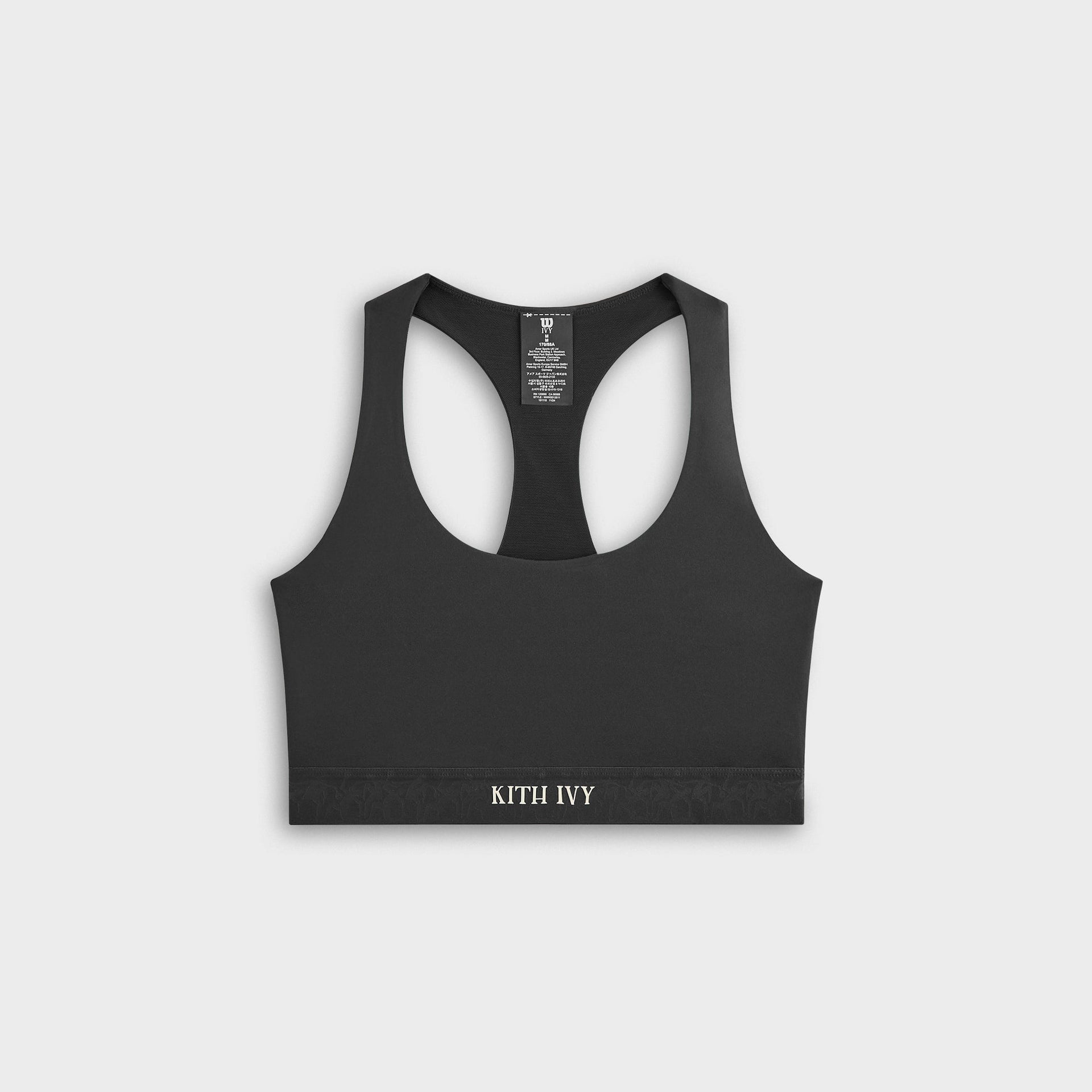 Erlebniswelt-fliegenfischenShops Ivy for Wilson Women's Doubles Racerback Bra - Black