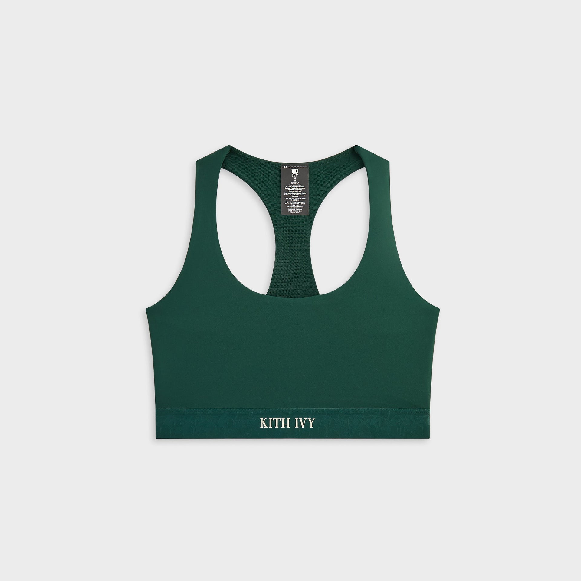 Erlebniswelt-fliegenfischenShops Ivy for Wilson Women's Doubles Racerback Bra - Ivy Green