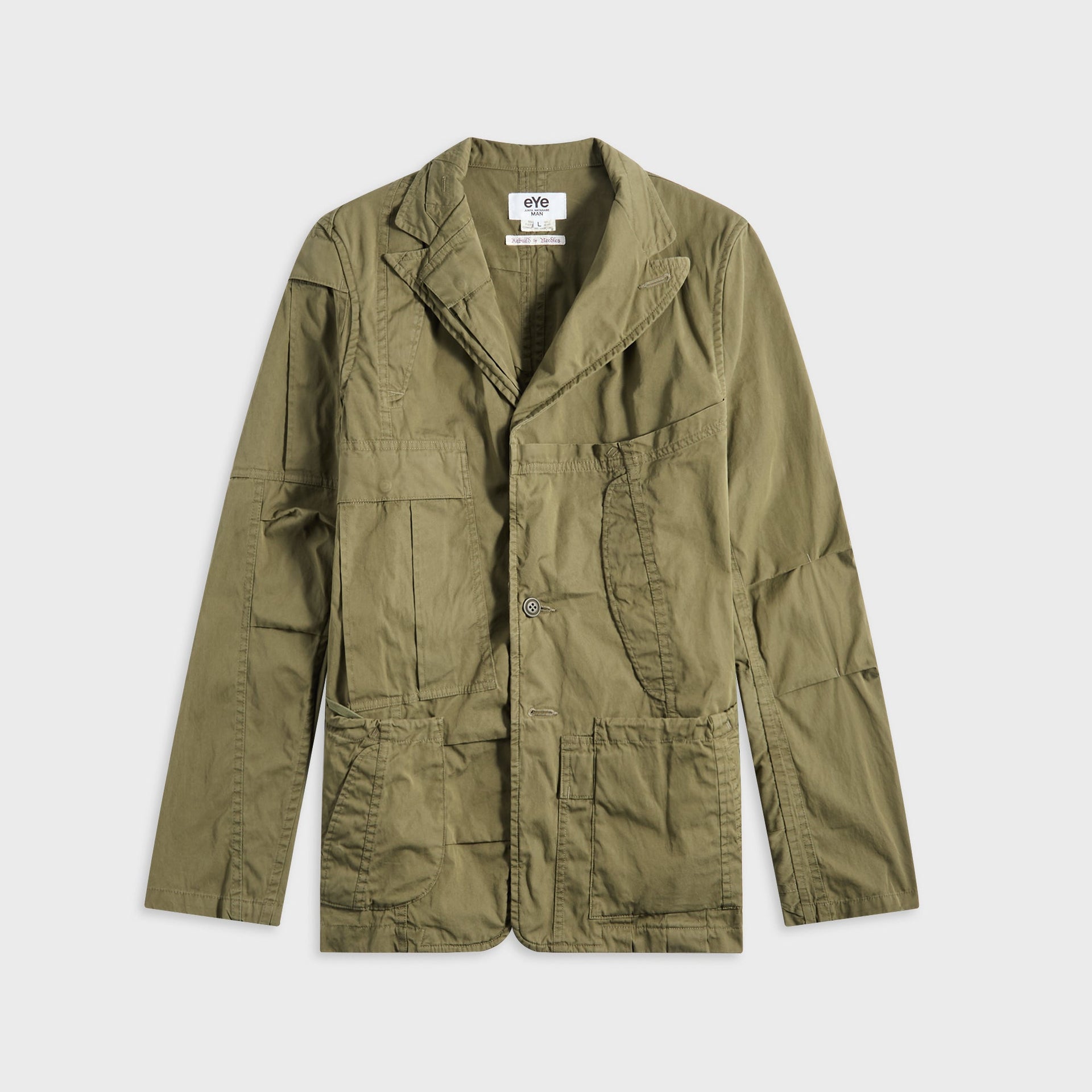 Junya Watanabe MAN x Needles Cotton Nylon Oxford Jacket - Green