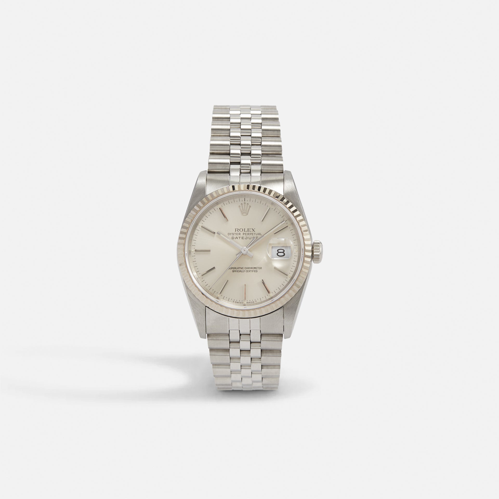 Wind Vintage Rolex Datejust 16234 - Silver Dial / Unpolished