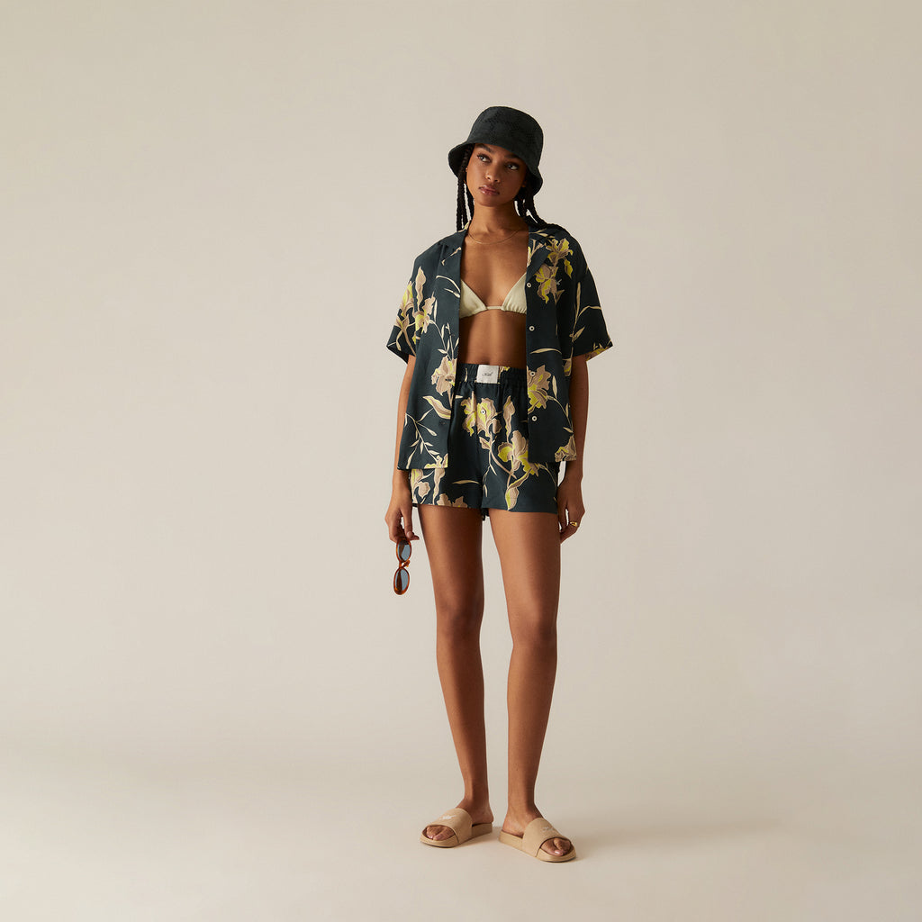 Kith Woman Elena Embroidered Camp shirt