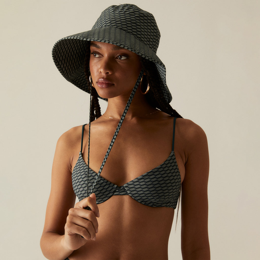 Kith Women Senara Monogram Sun Hat - Serpentine