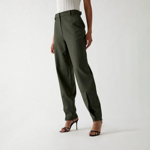 UrlfreezeShops Women Marleigh Utility Pocket Trouser - Bronze Leaf