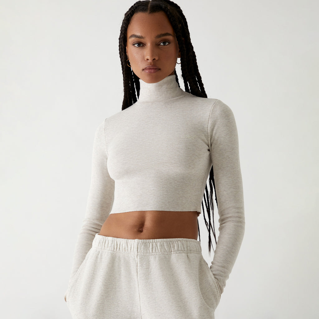 Cropped Rib-Knit Turtleneck … curated on LTK