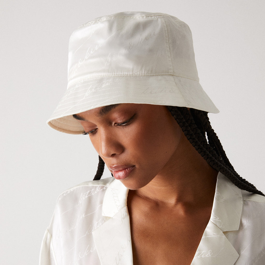 Kith Women Autograph Monogram Silk Bucket Hat - Nano