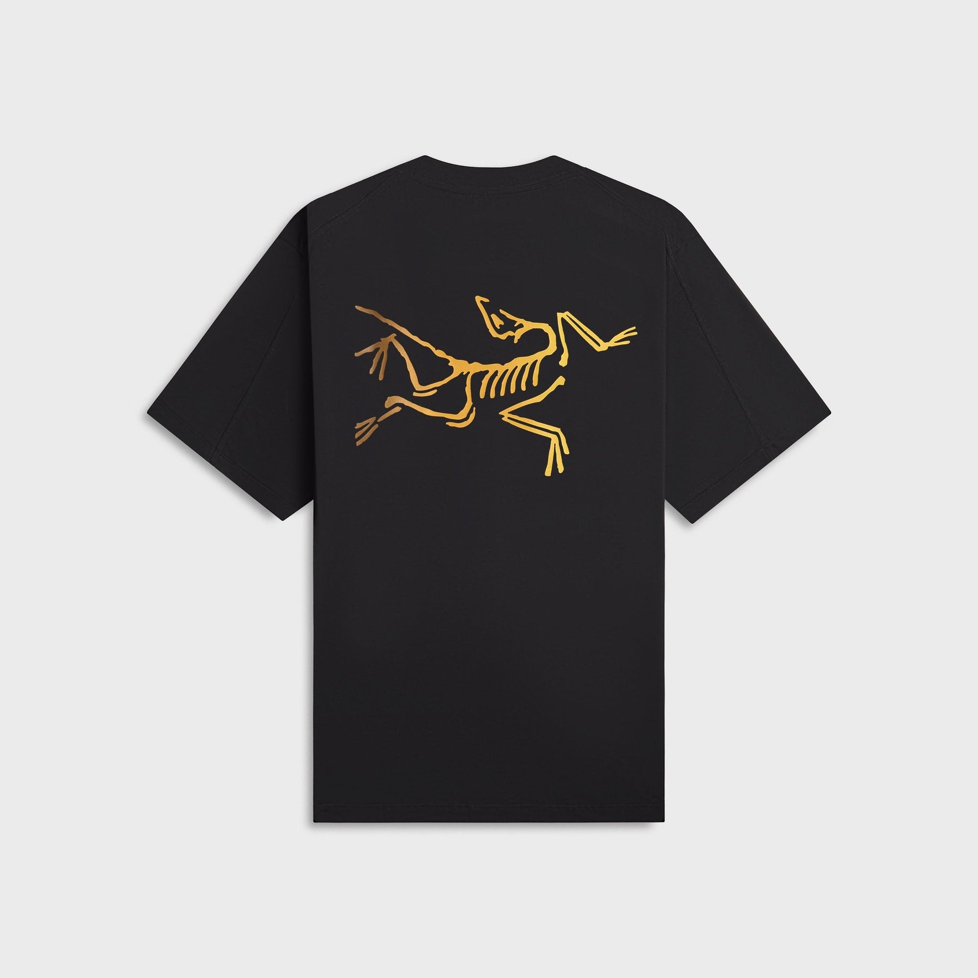 Arc'teryx Kragg Cotton Logo Short Sleeve Shirt in 24K Black