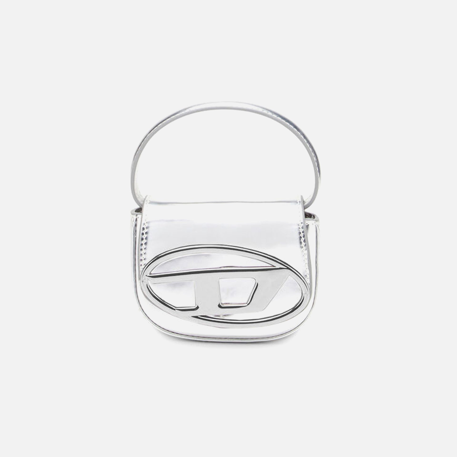 Diesel 1DR XS Shoulder Bag - Silver Mirror