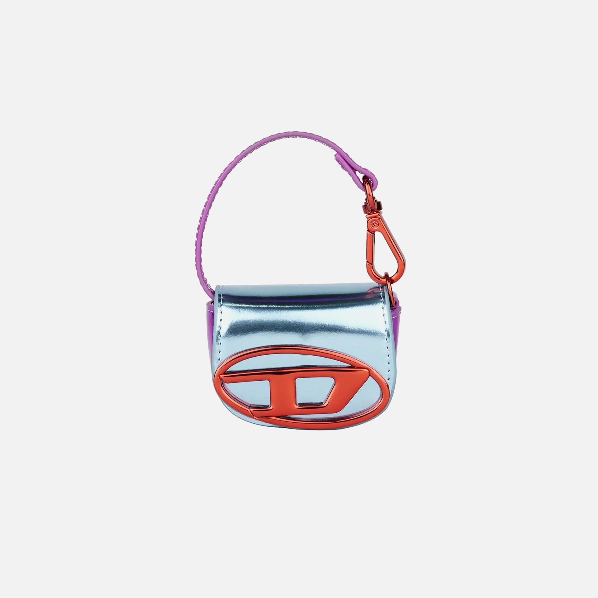 Diesel 1DR XXS Bag in Mirror Leather - Red Mix