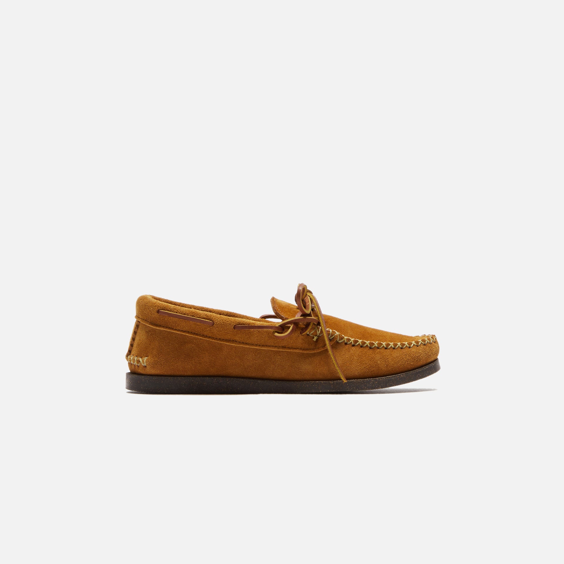 Yuketen Canoe Moc with Camp Sole - Brown