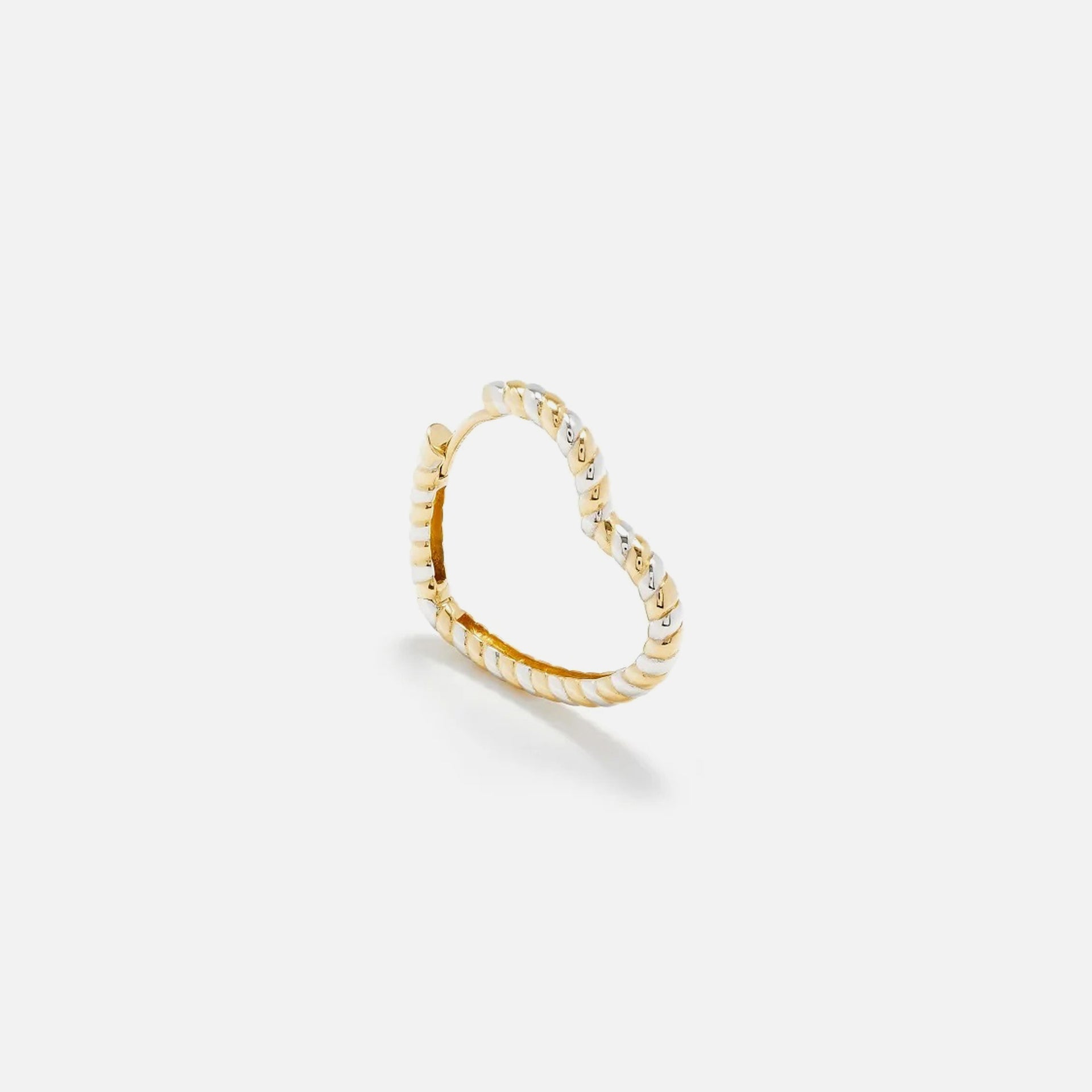 Yvonne Leon Creole Coeur Gold SINGLE - Yellow Gold