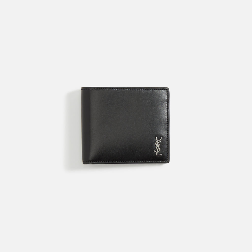 Saint Laurent YSL Men Calfskin Wallet 127Y - Black – Kith
