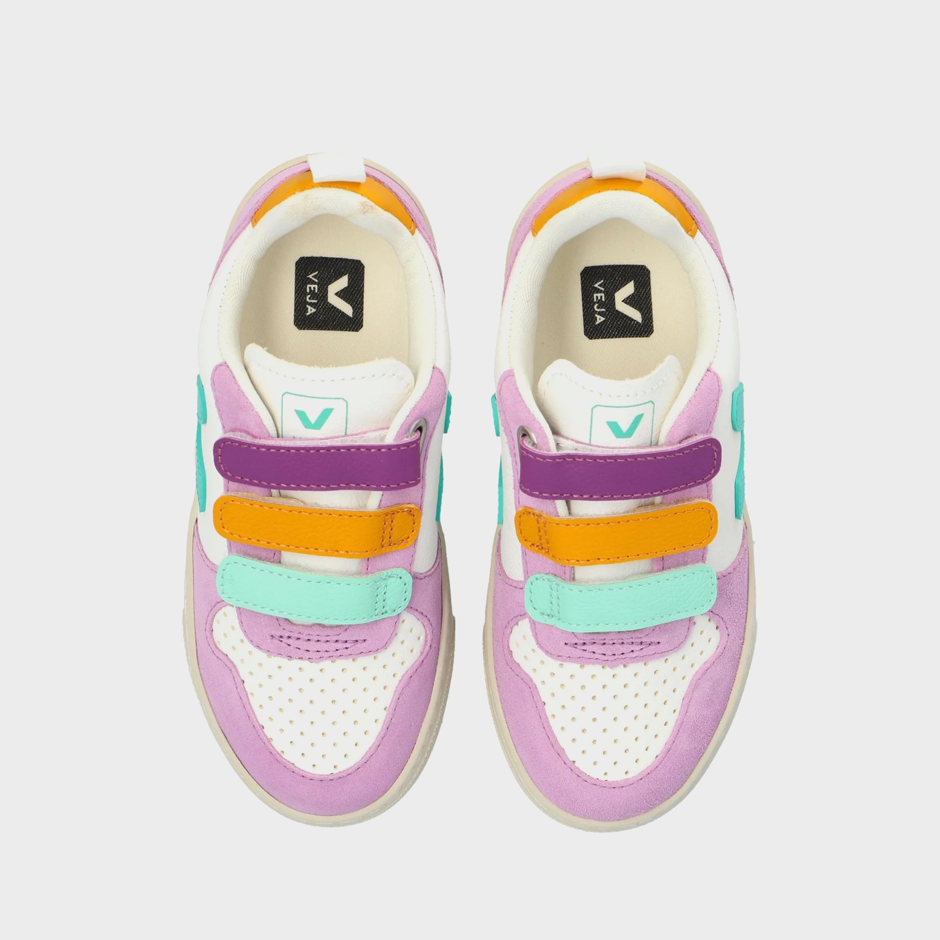 Veja Kids V-10 - Extra White / Multico / Fresh Mint