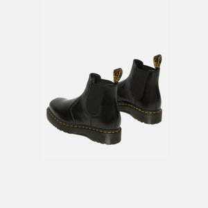 Dr. Martens 2976 Bex Squared Toe Leather Chelsea Boots - Black Polished Smooth