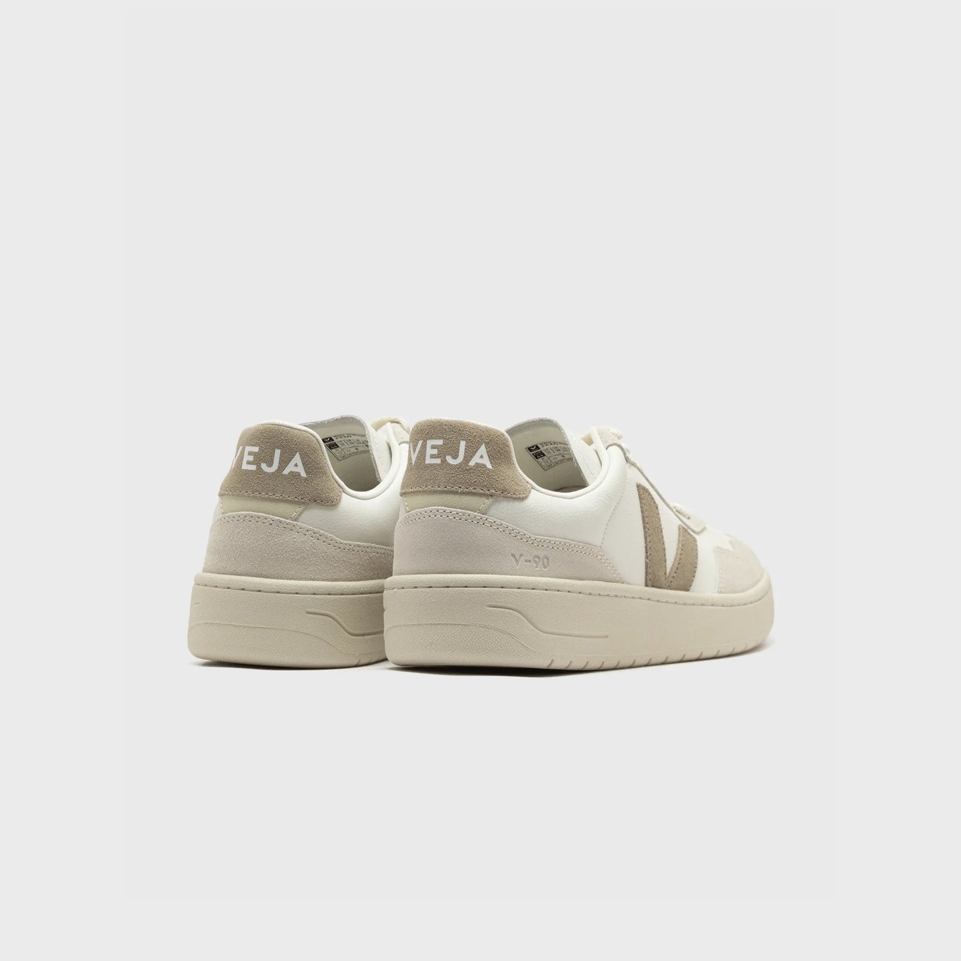 Veja V-90 - White / Taupe