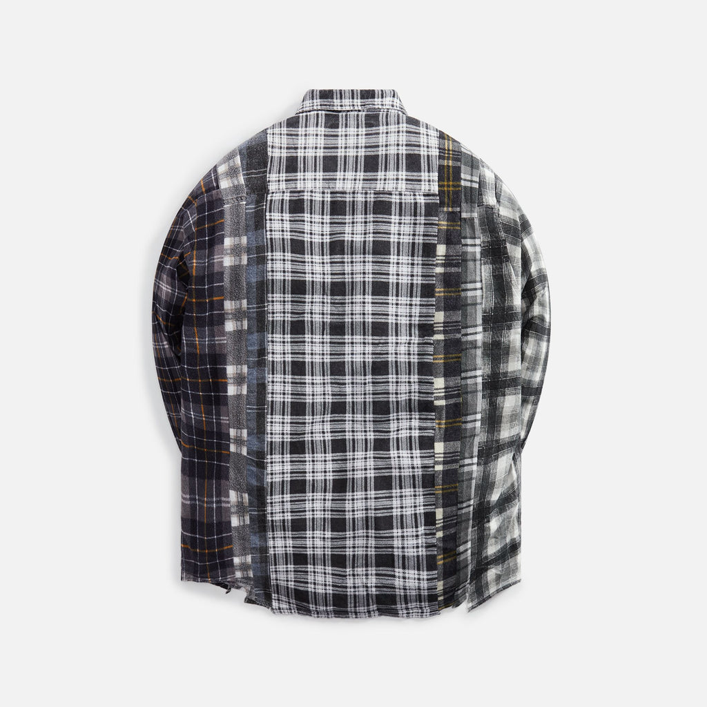 Needles 7 Cuts Zipped Wide Flannel Shirt - Multi – Kith