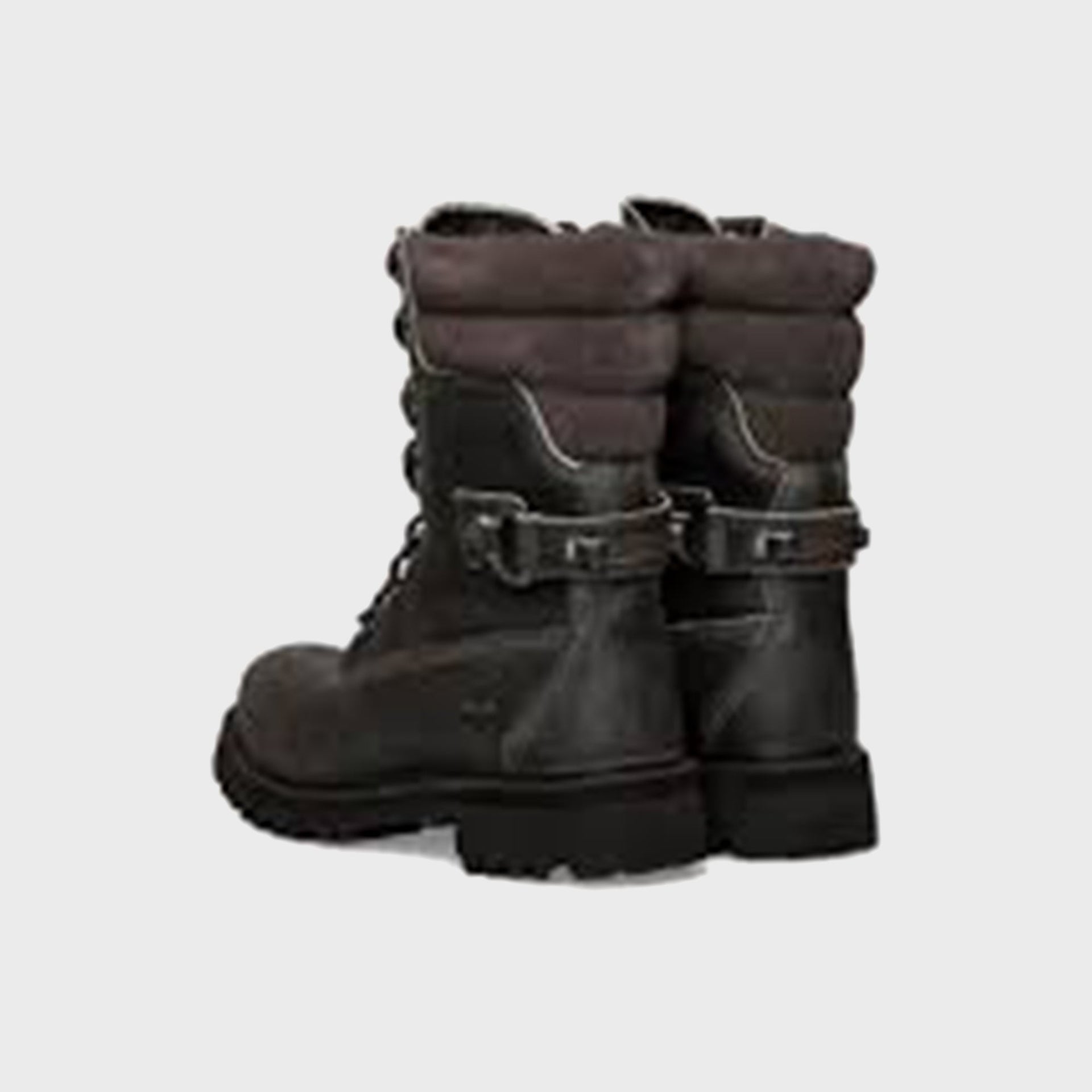 Timberland Tall Lace-Up Waterproof Boots - Dark Grey