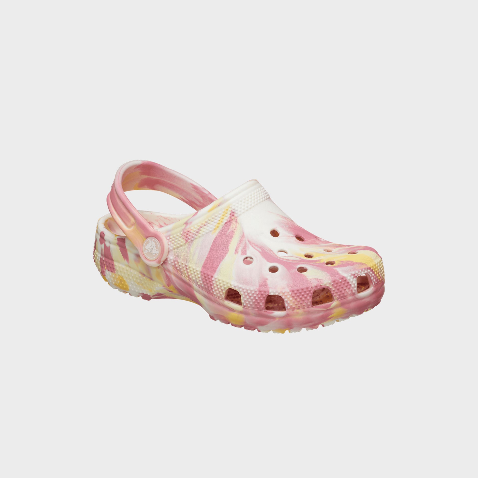 Crocs Kids Classic Glow Marbled Clog - Daylily / Multi