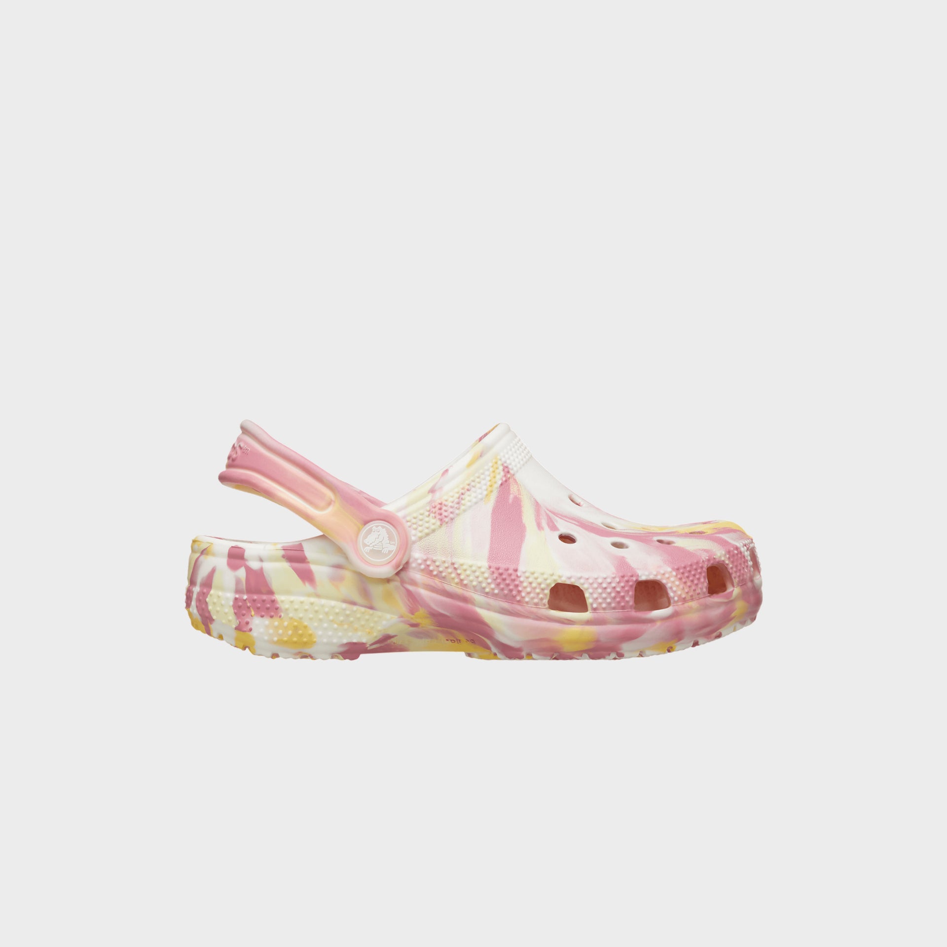 Crocs Kids Classic Glow Marbled Clog - Daylily / Multi