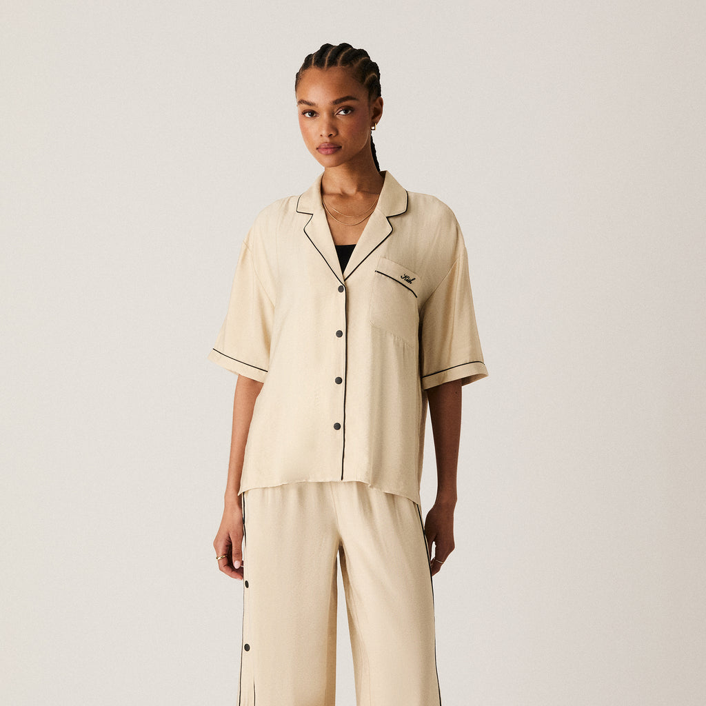 Kith Women Elena Embroidered Camp shirt