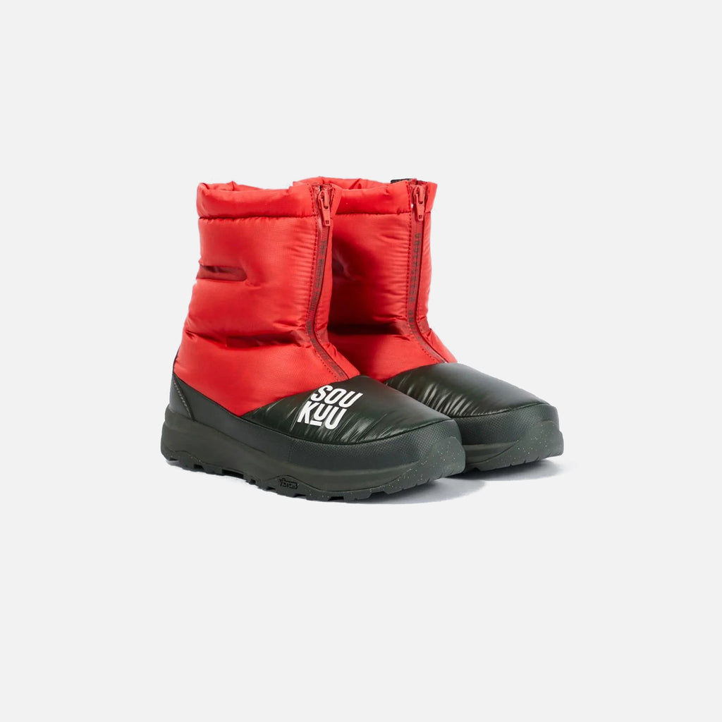 The North Face x Project U Down Bootie - High Risk Red / Dark Cedar