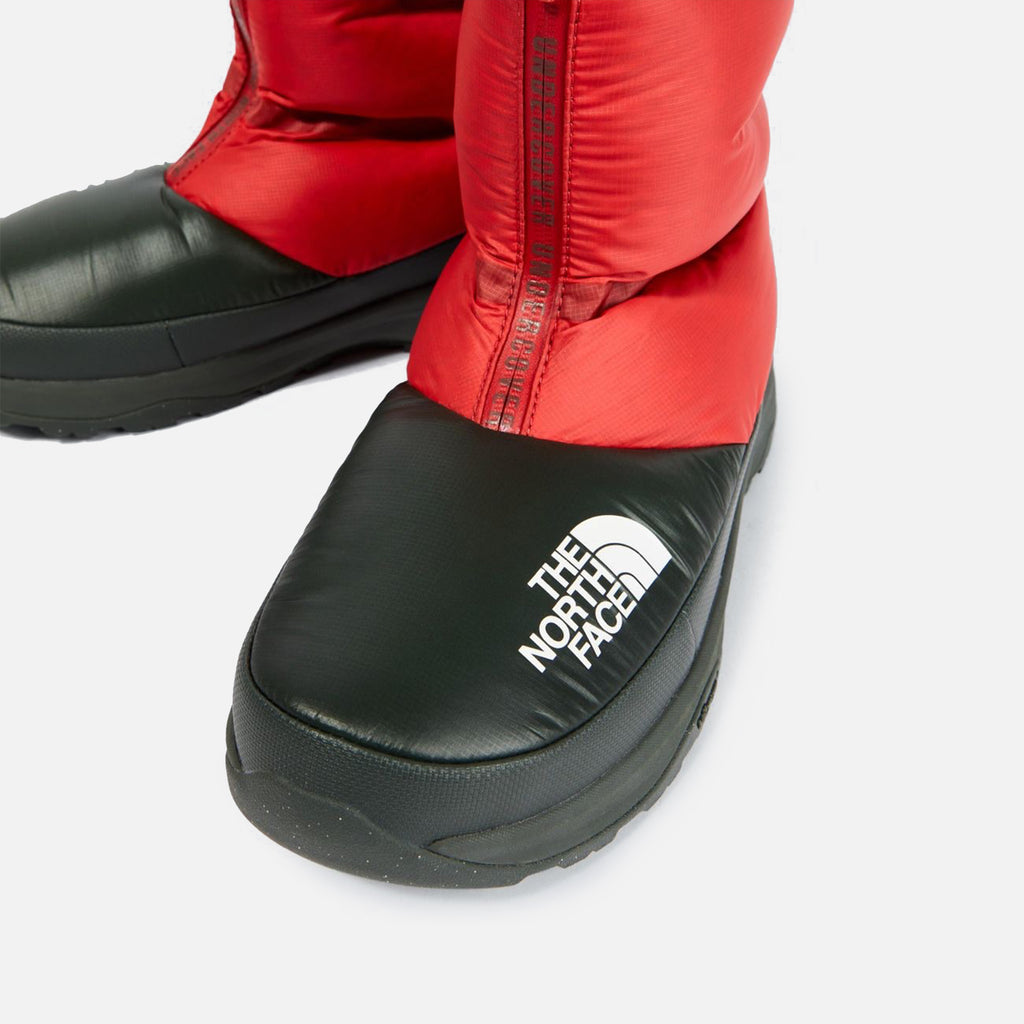 The North Face x Project U Down Bootie - High Risk Red / Dark Cedar