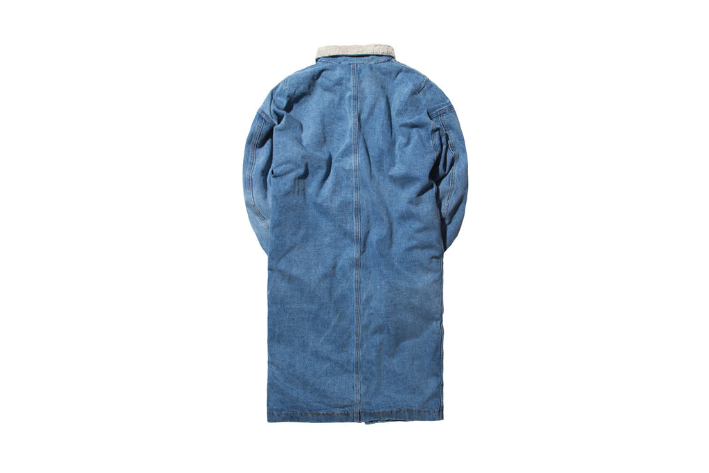 Fear of god denim deck coat hotsell