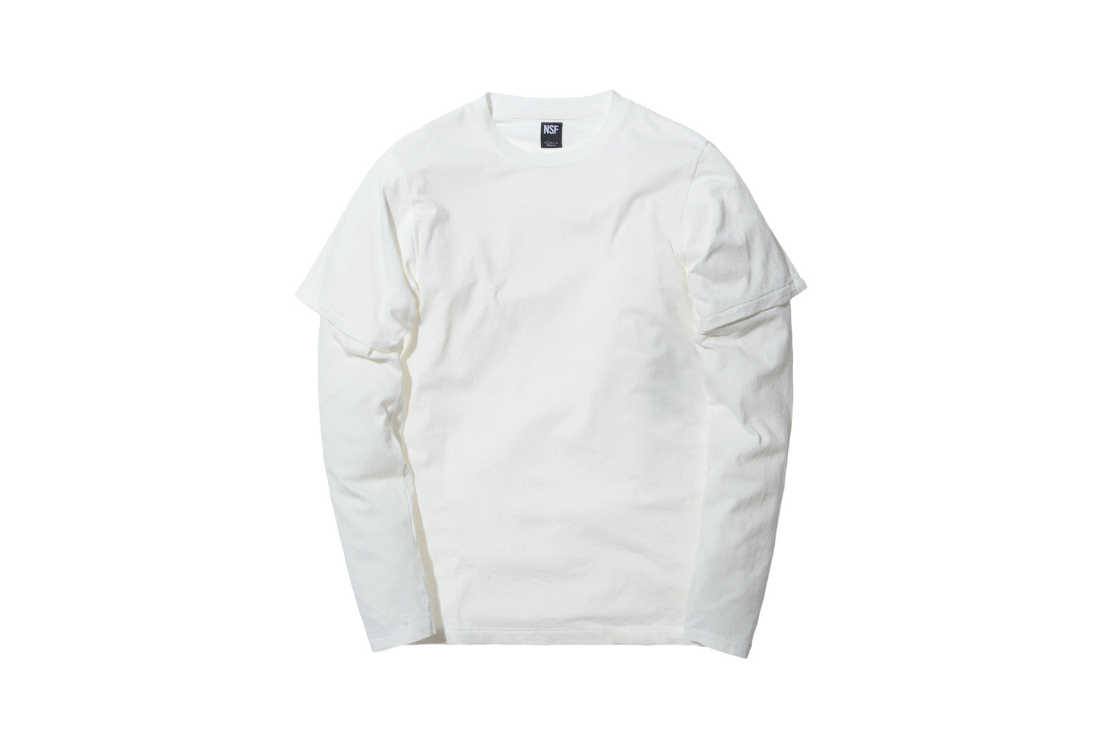 NSF Double Layer Tee - White