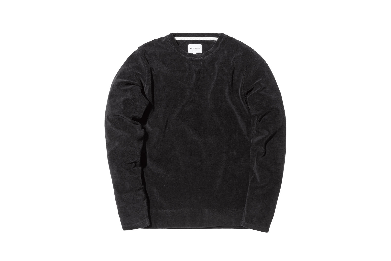 Norse Projects Halfdan Melange Crewneck - Black