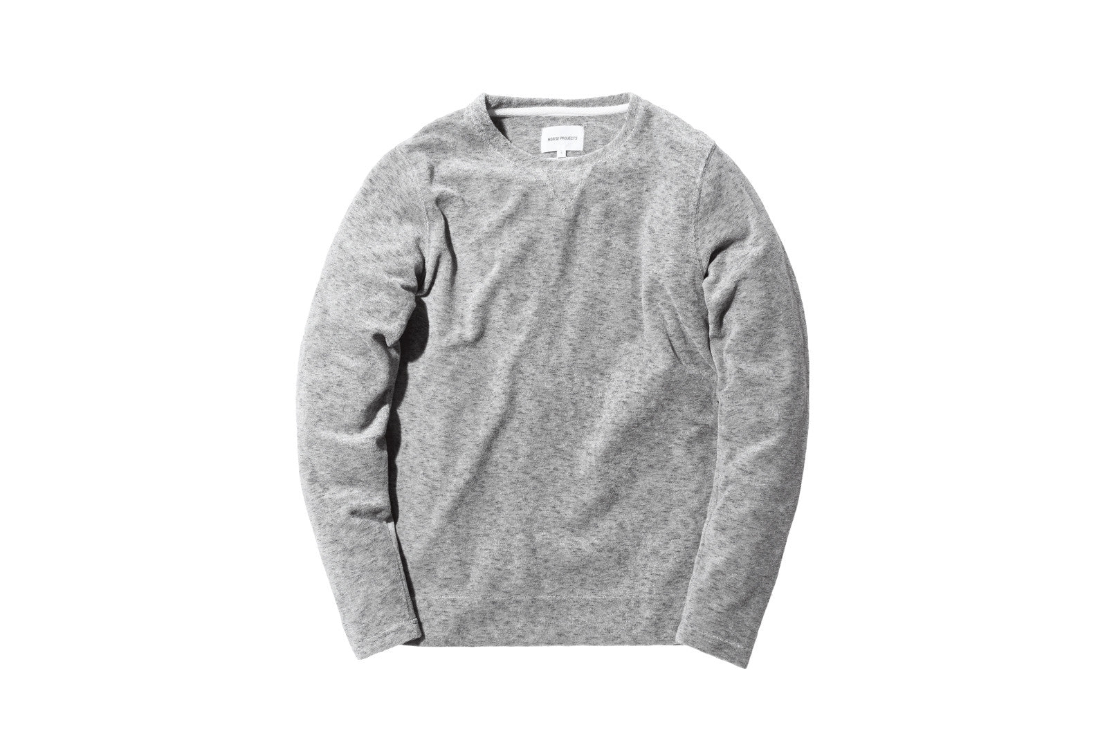 Norse Projects Halfdan Melange Crewneck - Grey