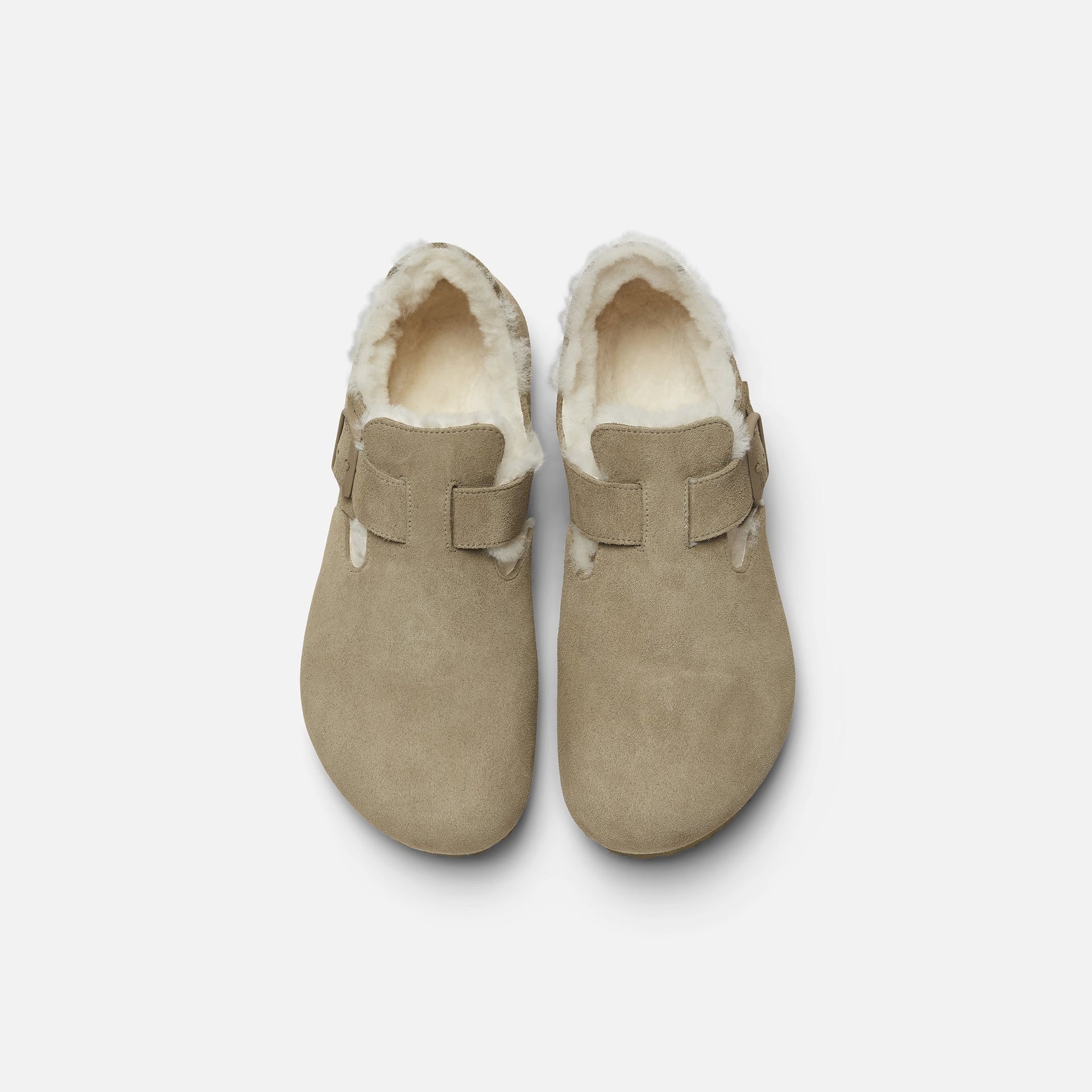 Kith Women for Birkenstock London Shearling - Faded Khaki