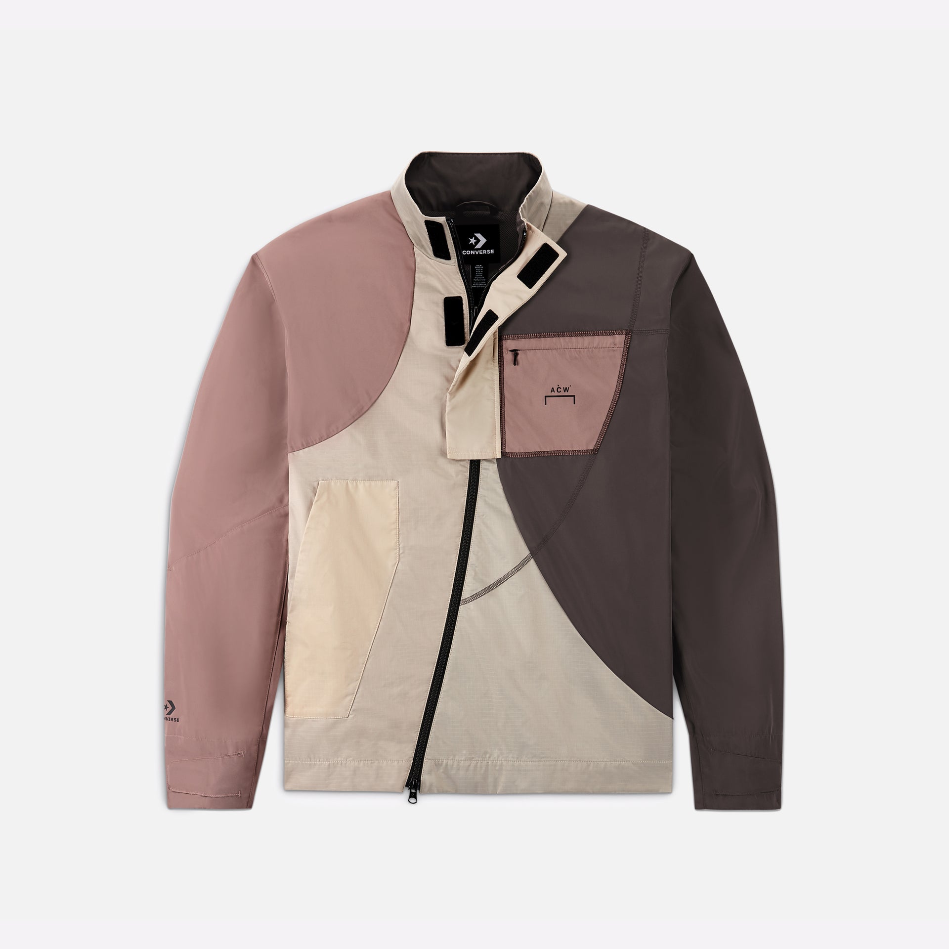 Converse x ACW Track Jacket - Shale Charcoal / Red