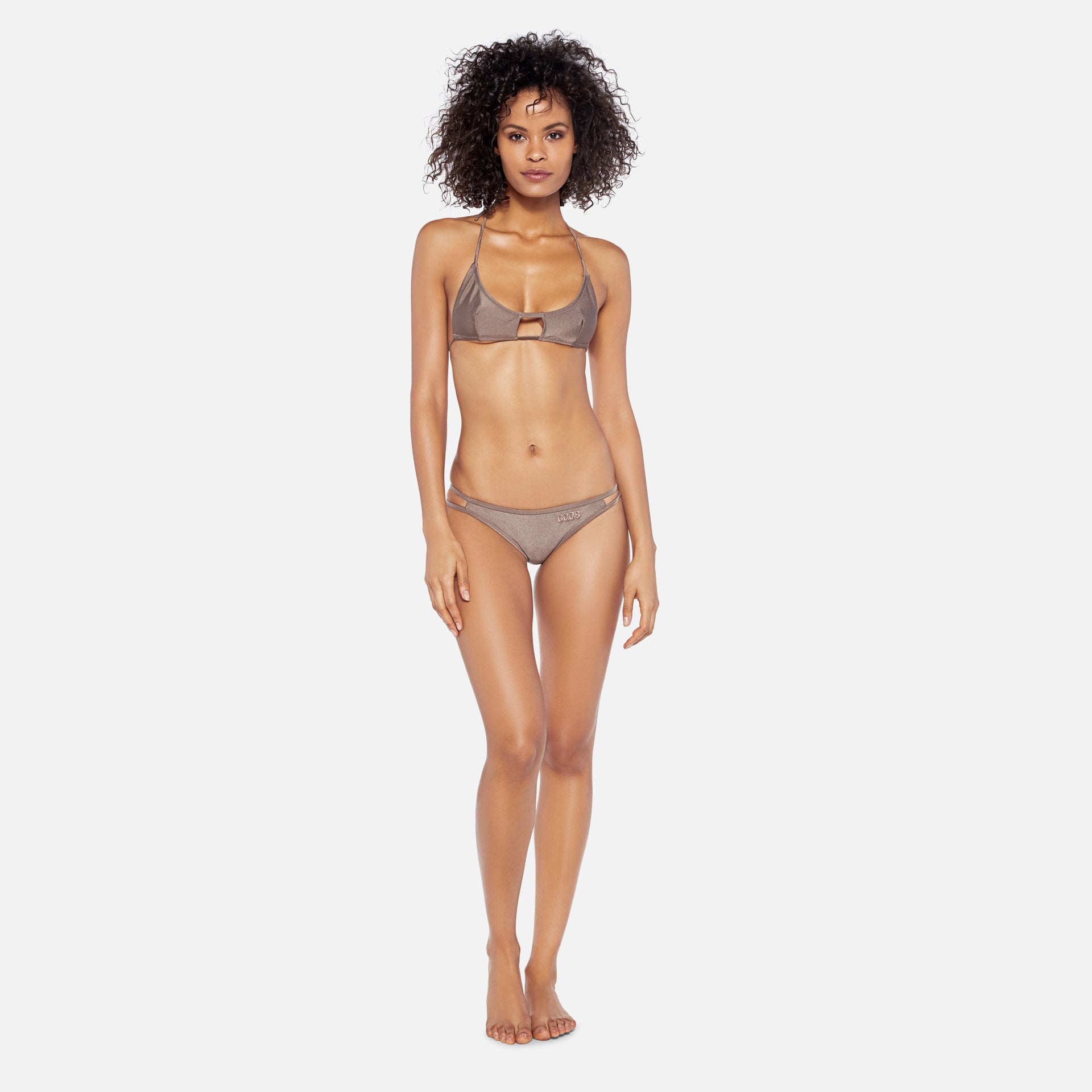 GCDS Gamme Bikini - Brown