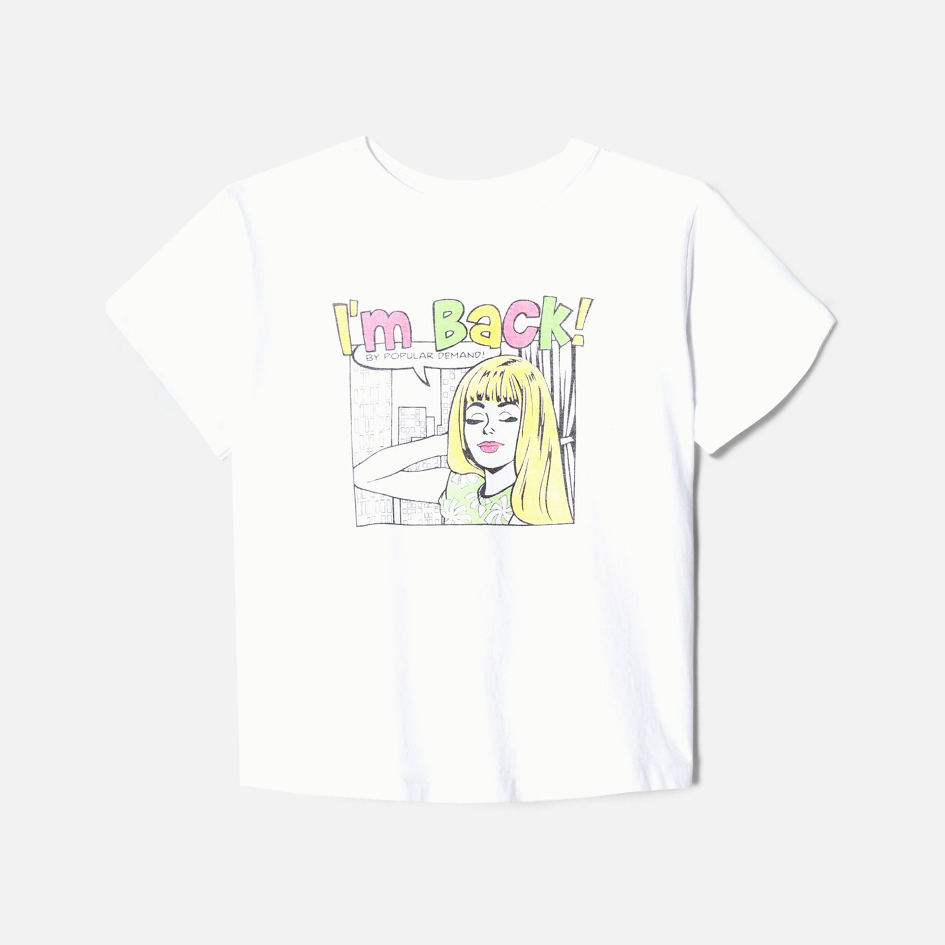 ReDone Classic "I'm Back" Tee - Optic White