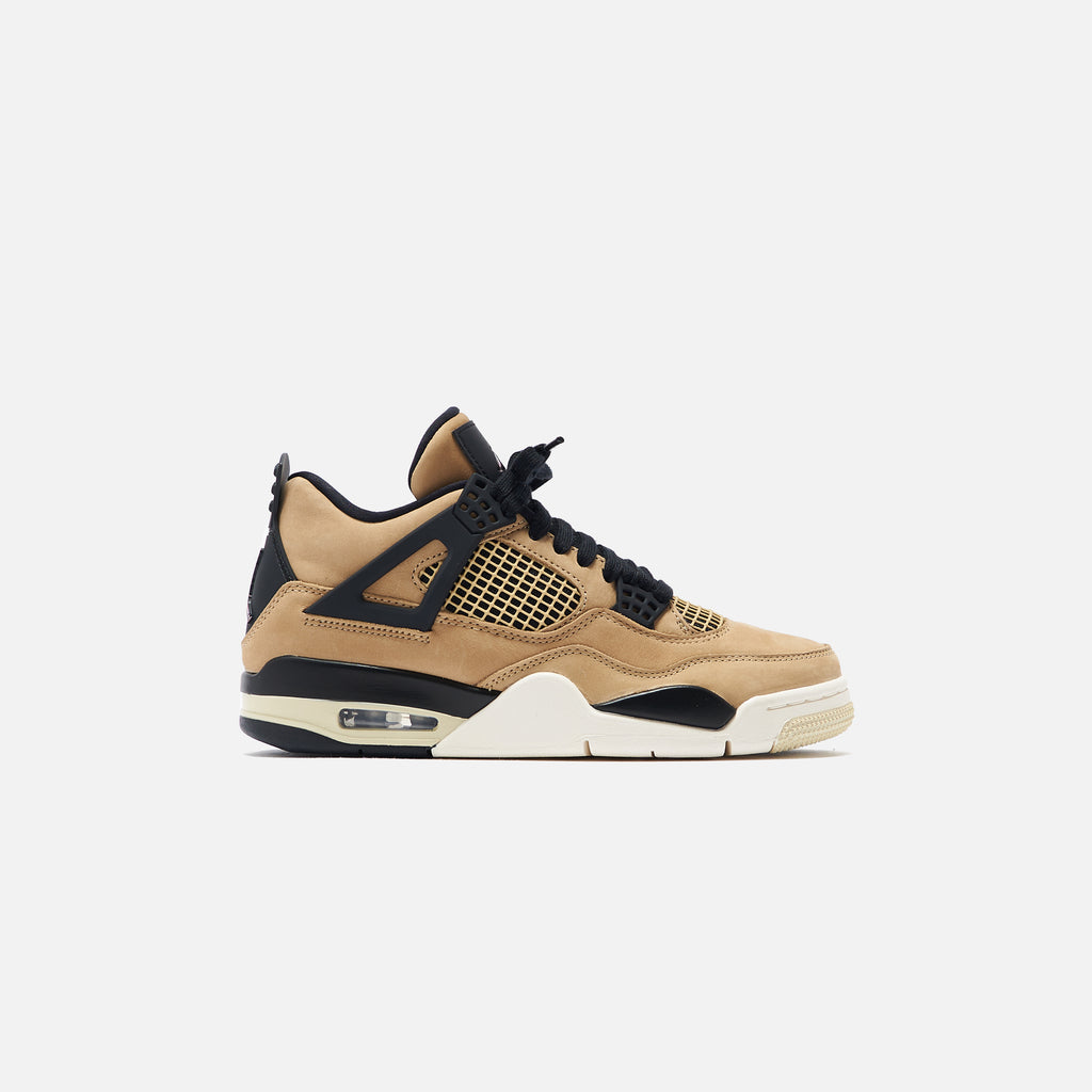 Nike WMNS Air Jordan 4 Retro - Mushroom / Black / Fossil / Pale Ivory