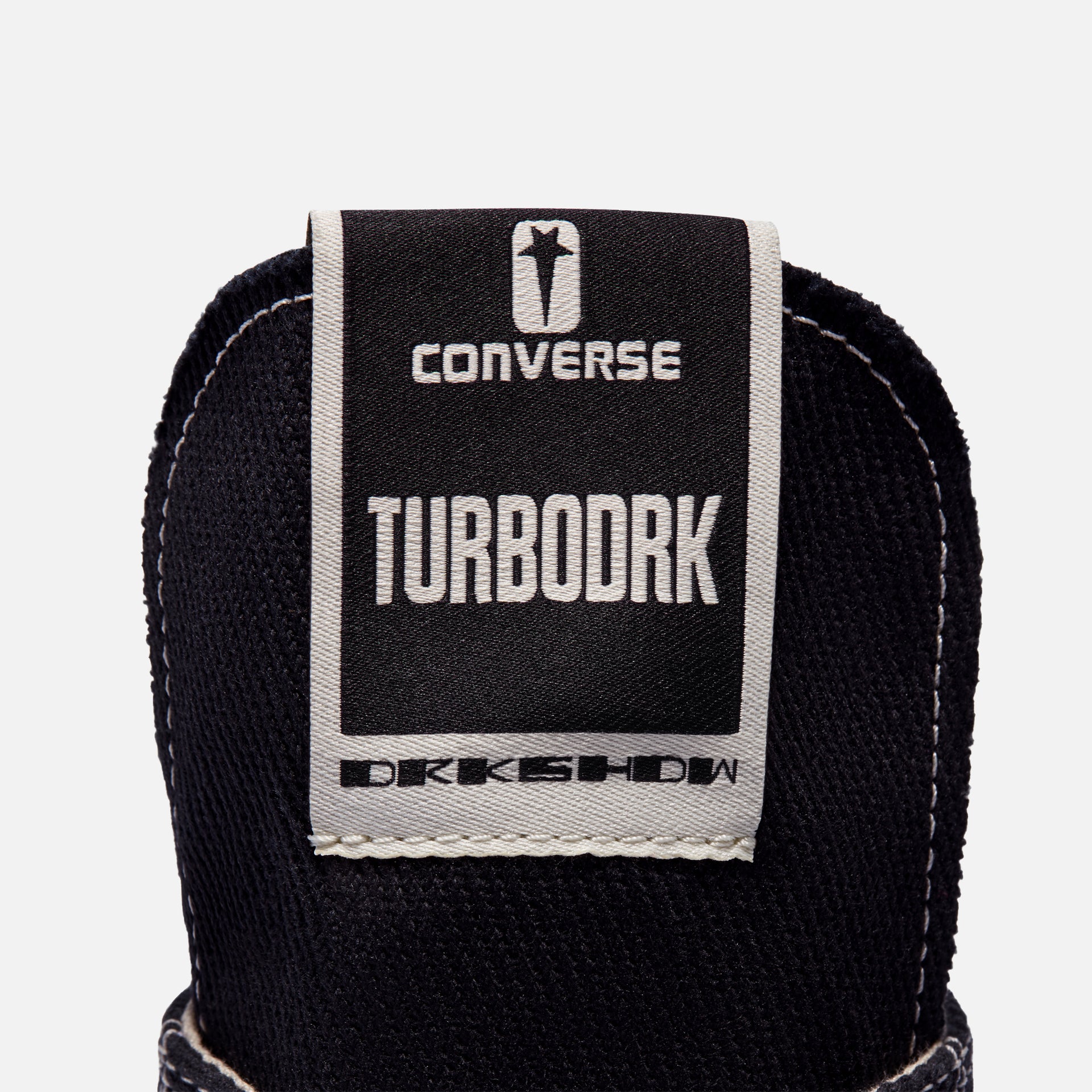 Converse x Rick Owens Turbodrk Chuck 70 High - Black / Egret / White