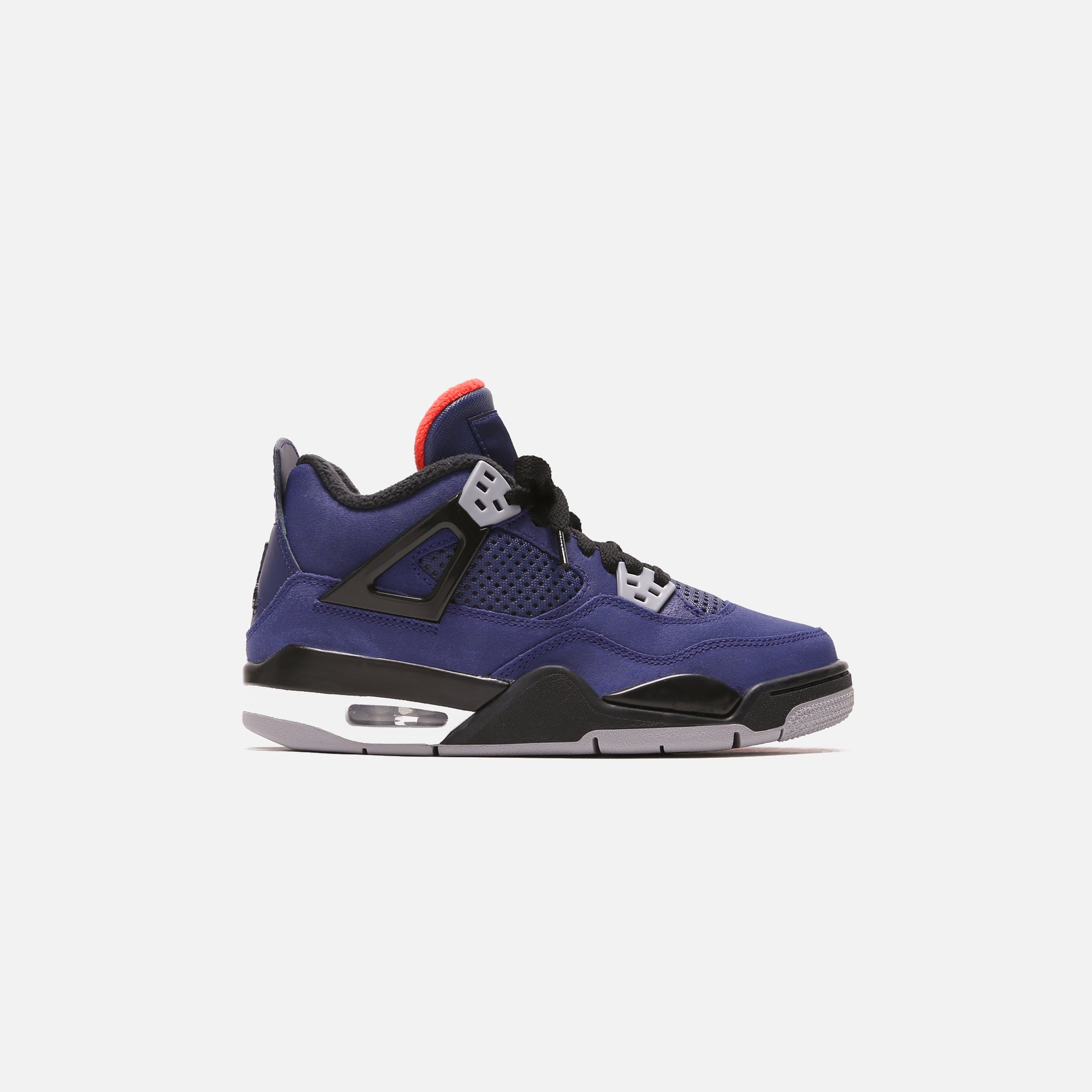 Nike Air Jordan Grade School 4 Retro Winter - Loyal Blue / Black / White / Habanero Red