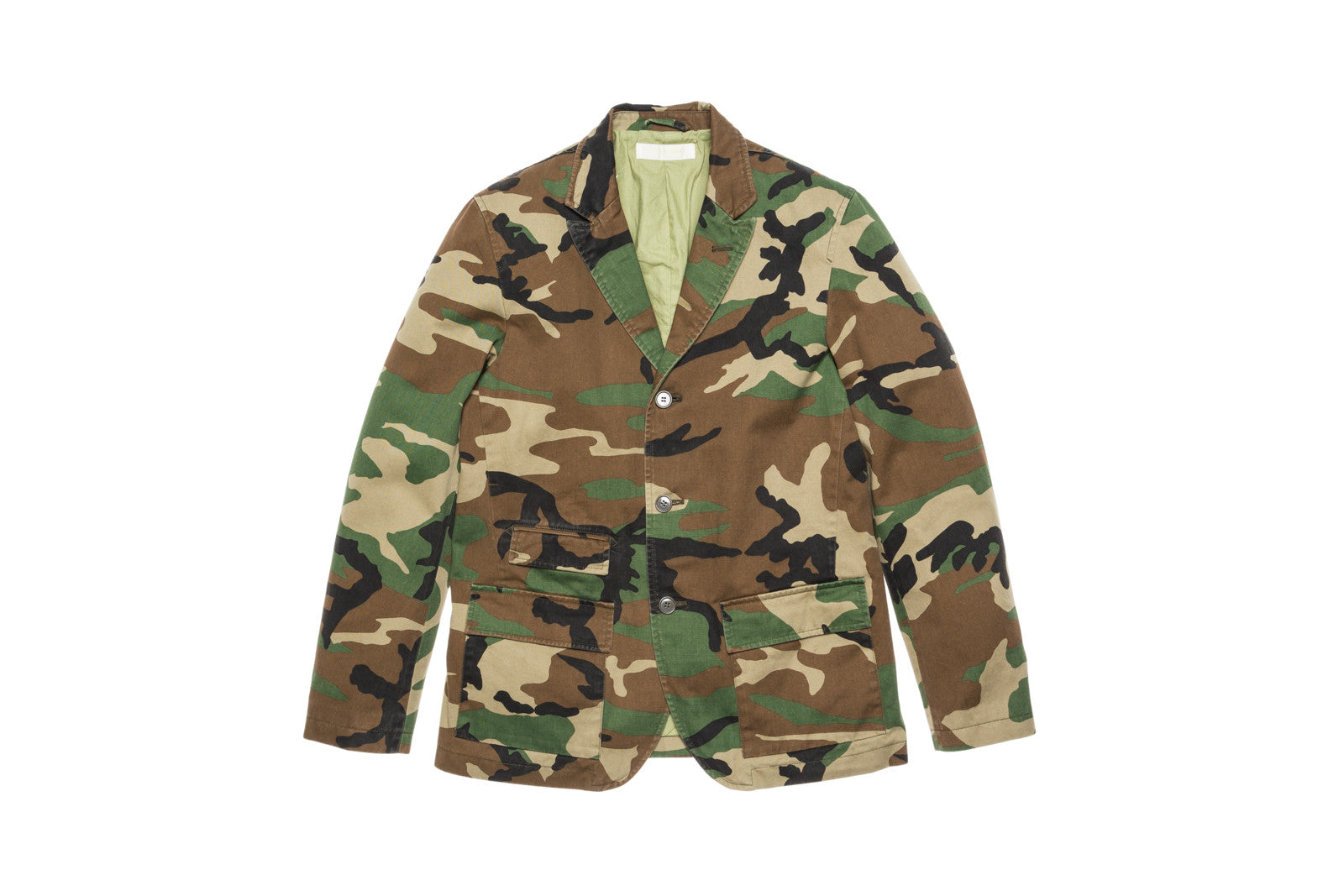 Ones Stroke Cotton Twill Blazer - Camo