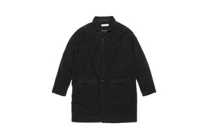 Ones Stroke Long Flannel Coat - Black