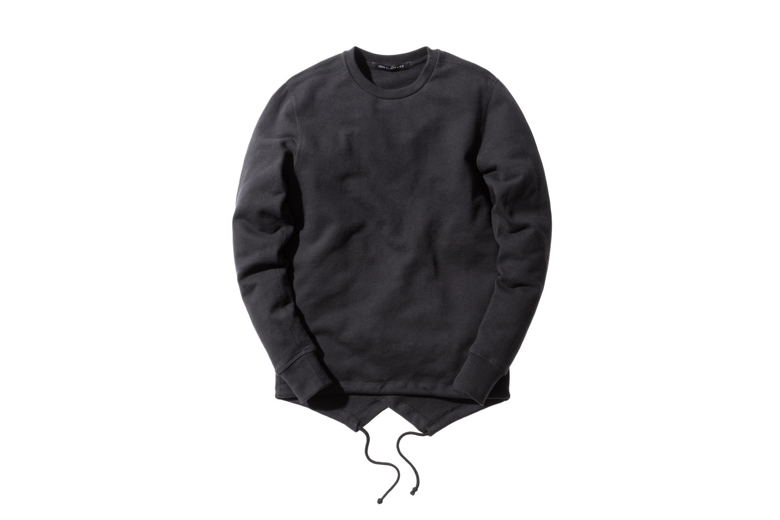 John Elliott Fishtail Crew - Black