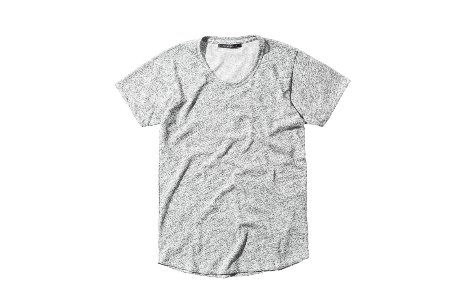 John Elliott Curve U-Neck Co-Mix - Grey