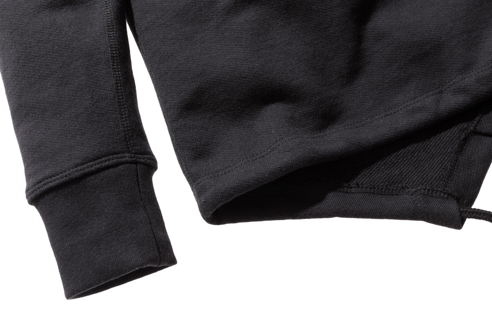 John Elliott Fishtail Crew - Black