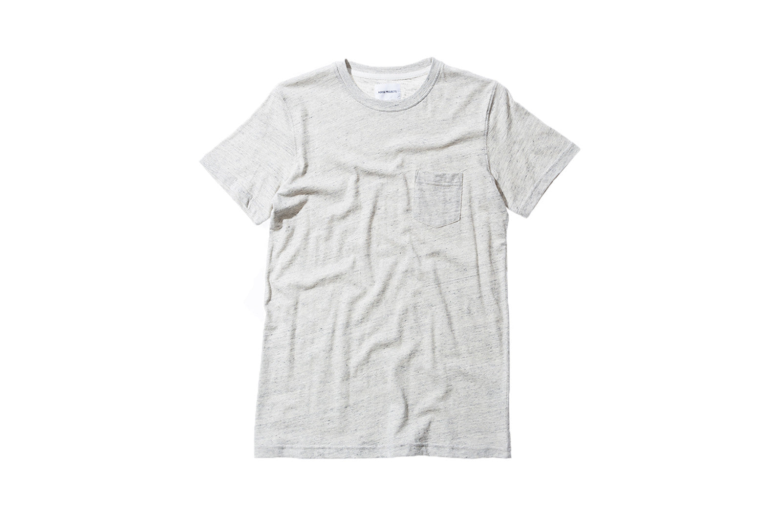 Norse Projects Niels Flame Overdye Tee - Ecru
