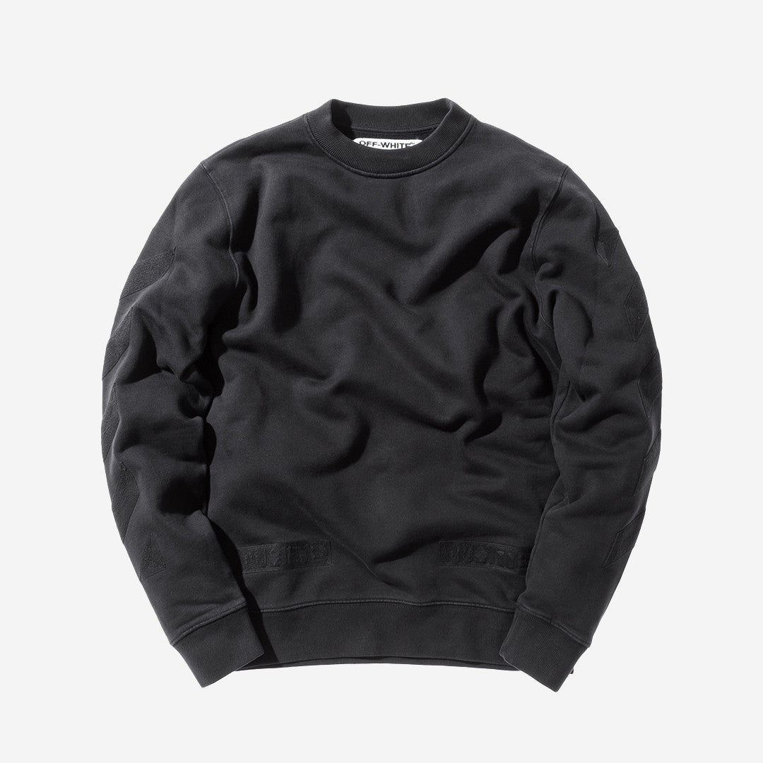 Off-White Tonal Cornelly Crewneck - Black / Black