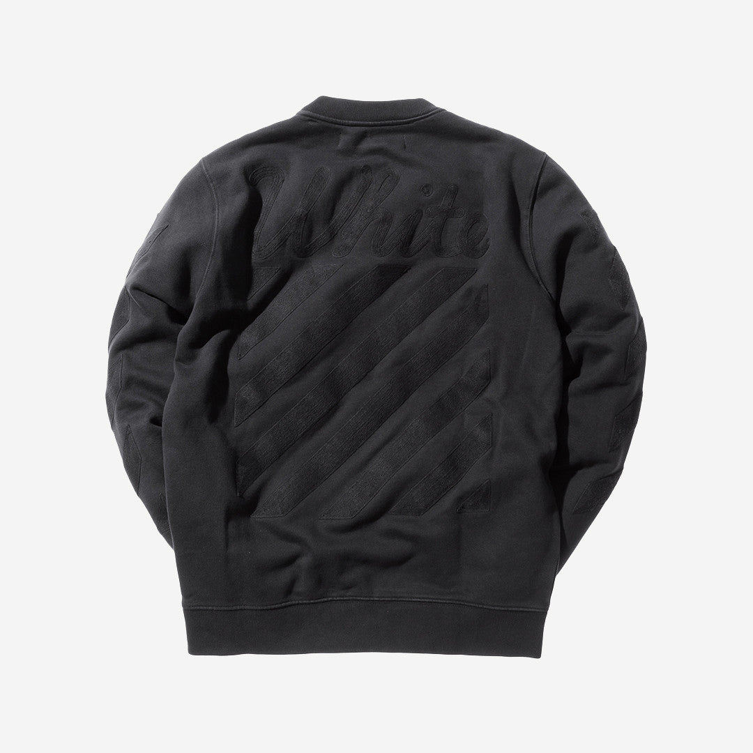 Off-White Tonal Cornelly Crewneck - Black / Black