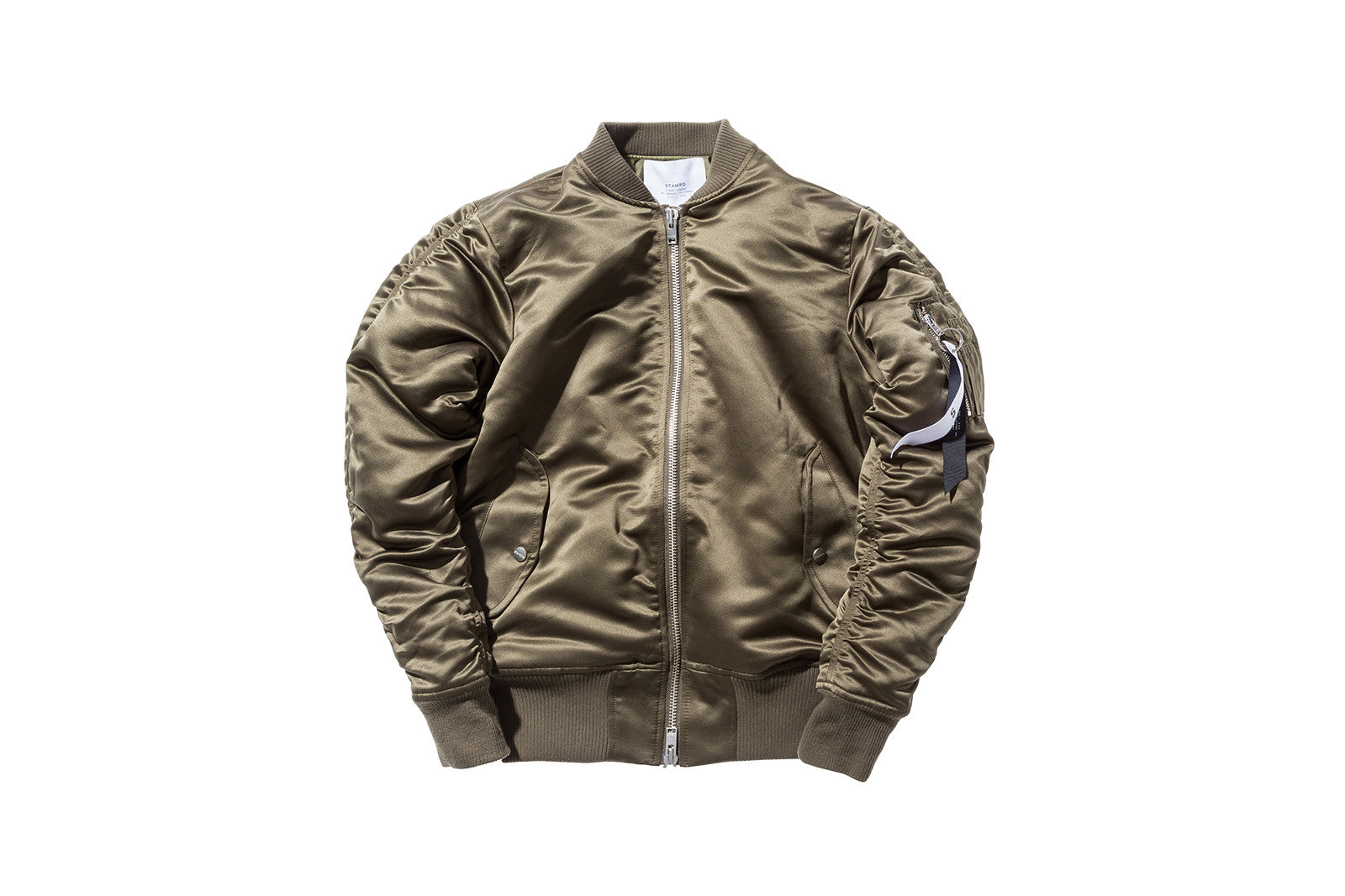 Stampd Charmeuse Bomber - Olive
