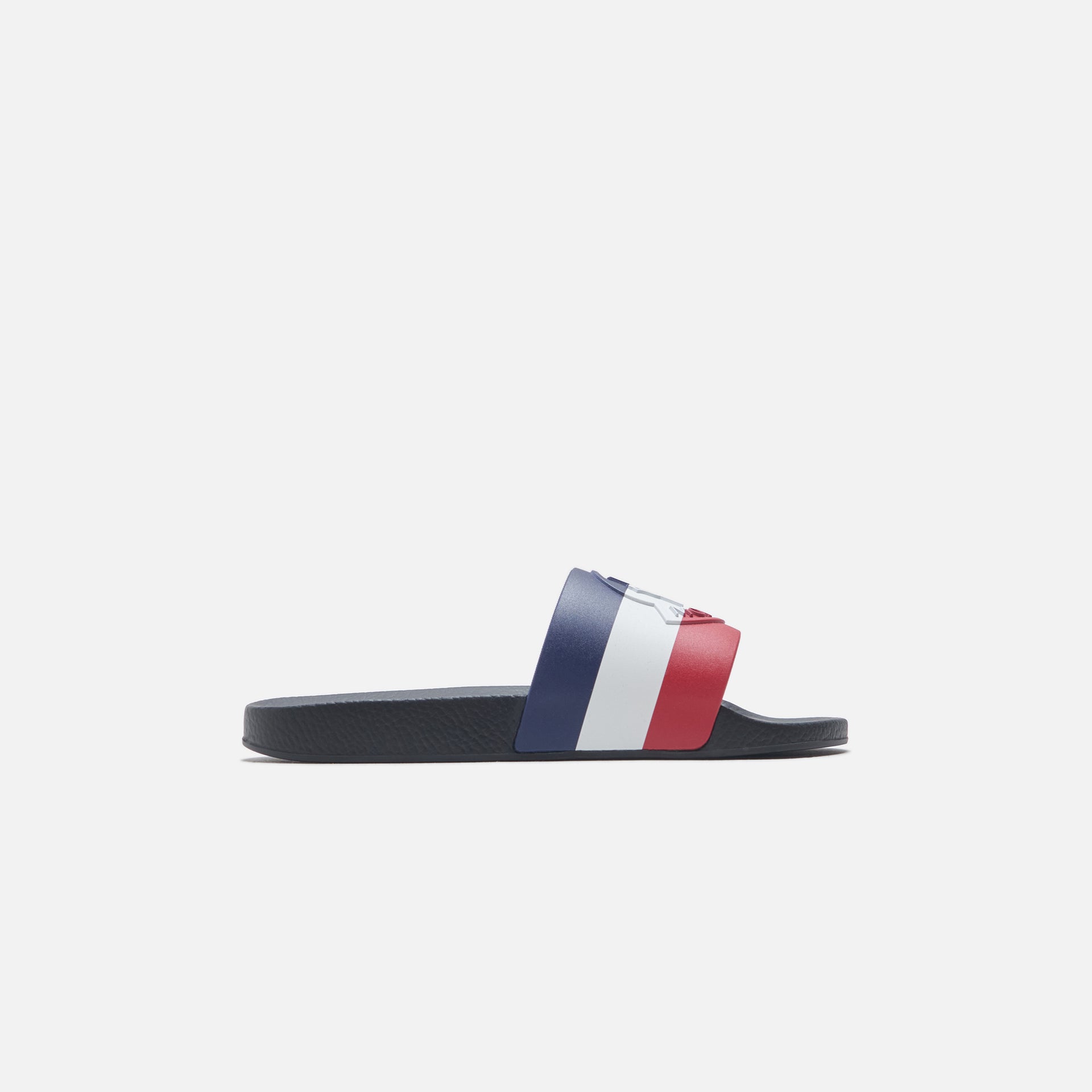 Moncler Basile Logo Slides - Black