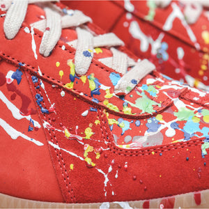 Maison Margiela Mix Painter Replica Sneaker - Red