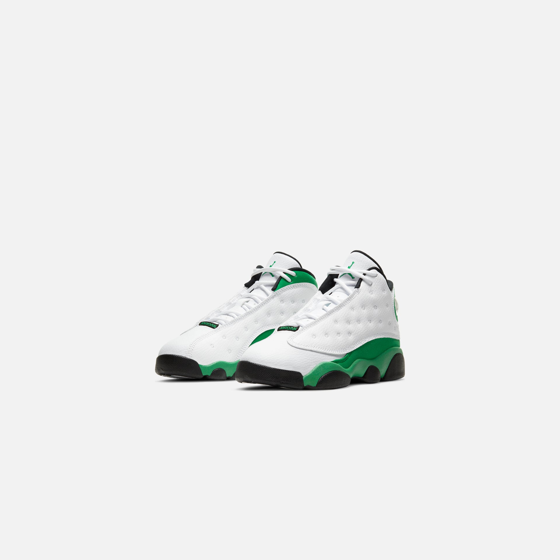 Nike Pre-School Air Jordan 13 Retro - White / Lucky Green / Black